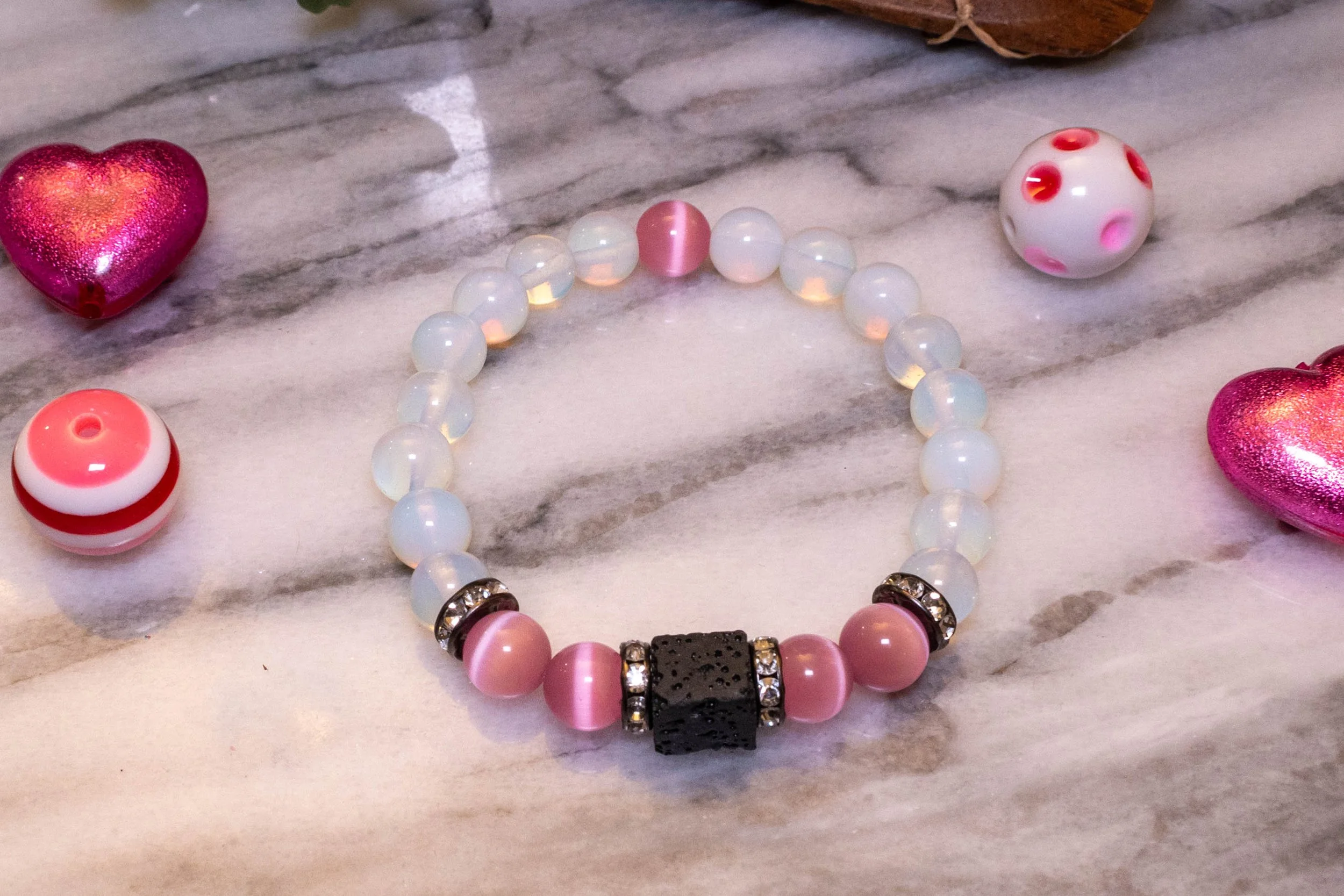 Lava stone 2025 bead bracelet